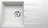 Мойка кухонная прямоугольная, искусственный гранит (кварц), цвет белый (TL-750/923)