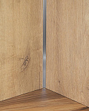 Планка для мебельного щита, угловая, 600х6 мм, хром глянцевый (1050/600ГЛ)