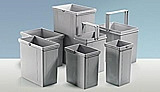 Контейнер системы сбора мусора ARCITECH PULL,V29л, пластик,цвет серый (9132381)