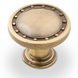 Ручка кнопка, коллекция "Terra", цвет - состаренная бронза (TC007BA)