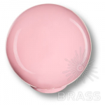 Ручка кнопка детская коллекция, выполнена в форме шара, цвет розовый глянцевый (626RS1)