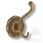 Вешалка "Барокко"на 1 крючок, латунь, цвет бронза (130100)