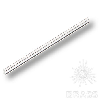 Ручка скоба модерн, анодированное серебро 128 мм (PI300-65)