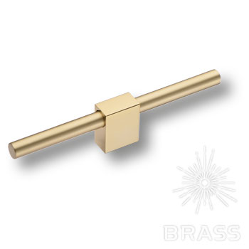 Ручка кнопка модерн, глянцевое золото/матовое золото 16 мм (8964 0170 GL-BB)