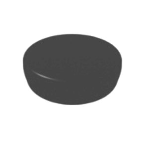 Крышка фронтальная, круглая, черный (ZC2)