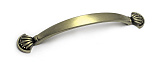 Ручка скоба, коллекция "Terra", 128 мм, цвет - состаренная бронза (TS009-128BA)