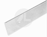 Планка для столешницы торцевая, универсальная, 600х38 мм, R3, алюминий матовый (1520R3)