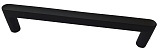 Ручка скоба, коллекция "Air", серия "Loft", 128 мм, цвет - черный шелк (AS016-128BLR)