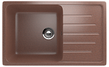 Мойка кухонная прямоугольная, искусственный камень, цвет терракот (ES-19/307)