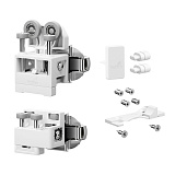 Комплект фурнитуры WingLine L 12 кг, MEDIUM, с функцией самозакрывания, цвет белый, правый (БЕЗ ПЕТЕЛЬ) (9339367)