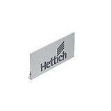 Заглушка на боковину AvanTech YOU, с логотипом HETTICH, серебристая (9257703)