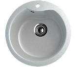 Мойка кухонная круглая, искусственный камень, цвет серый (ES-12/310)