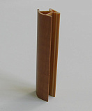 Соединительный элемент для цоколя 135° ламинированный вишня красная, 100 мм (7784931530)