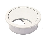 Заглушка кабель-канала, пластик, белая, 60 мм (Zkk-White)