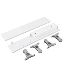 Высокие крепления для передней панели внутреннего ящика L/R—B белые  (G130800W)