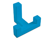 Крючок мебельный, синий (WZ-K2202-NB)