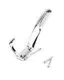 Крючок мебельный треххрожковый хром полированный (HE(L)303CP)