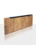 Ручка торцевая, коллекция "Hidden", 384 мм, цвет - черный (PT015-384BL)