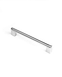 Ручка скоба, коллекция "Air", 192 мм, цвет полированный хром (AS006-192CP)
