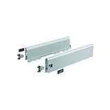 Комплект боковин ящика ArciTech с соединит. перед. панели,NL 550,H94,цвет серебристый (915062005)