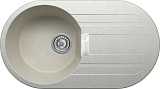 Мойка кухонная овальная, искусственный гранит (кварц), цвет сафари (TL-780/102)