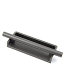 Ручка врезная, коллекция "Hidden", 96 мм, цвет темное железо (PT008-96IG)