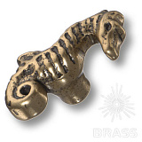 Ручка кнопка конек из морской коллекции, старая бронза (505L2)