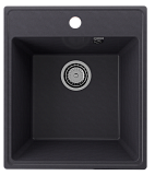 Кухонная мойка ULGRAN компактная 425x485 мм, кварц, цвет космос (Forte 425-08)