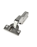 Петля четырехшарнирная, вкладная, с доводчиком, с ответной планкой H=0, "линейного" типа, под саморез, угол открывания 95°, Clip-on, с заглушкой "Partner", упакована в отдельный пакет (HDS(B)090C/095)