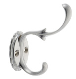 Крючок мебельный двухрожковый (KR 0110 SC)