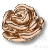 Ручка кнопка Роза композит, розовое золото (К1GP)
