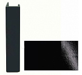 Заглушка универсальная к цоколю Rehau, 100 мм, цвет черный глянцевый 1202L (18801961001)