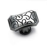 Ручка кнопка, коллекция "Vintage", цвет античное железо (VC005AI)