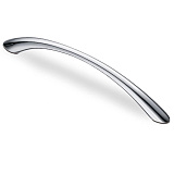 Ручка скоба, коллекция "Express", серия "Облегченная", 96 мм, цвет - хром полированный (RS(L)010-96CP)