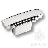 Ручка кнопка современная классика, глянцевый хром 16 мм (4215 0016 CR)