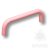 Ручка скоба детская коллекция, цвет розовый глянцевый 96 мм (627RS)