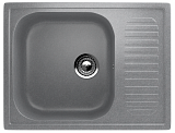Мойка кухонная прямоугольная, искусственный камень, цвет графит (ES-18/342)
