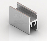 Эко, Профиль горизонтальный межсекционный с саморезом, матовый хром, 5,4 м, анод.  (CKRU0452)