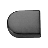 Крышка фронтальная, овальная, черный (ZO2)