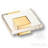 Ручка кнопка модерн, глянцевое золото (15.383.55.19)