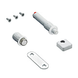 Магнитный фиксатор для механизма Push to move, под запрессовку, цвет белый (дизайн версия) (9282901)