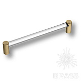 Ручка рейлинг модерн, полированная латунь 160 мм (BU 016.160.36)