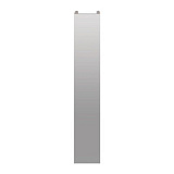 Заглушка универсальная к цоколю Rehau, 100 мм, цвет алюминий блестящий мейджик (157L) (18801961004)
