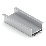 Nova. Рамка средняя открытая, черный матовый, 5,4 м анод. (NB0485.VP540.BKSPC.CJ)