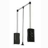 Пантограф 60/83 стальной с газовым амортизатором, черный (PG-GA6083-20)