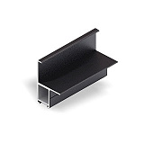 Nova, Вертикальный профиль, матовый черный, 5,4 м, анод. (NB0487.VP540.BKSPC.CJ)