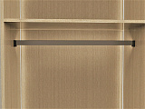 Штанга для одежды, Конеро W 1220 мм, размер 1219x15x30 мм, 1 шт, цвет ШАМПАНЬ (2389029853)