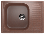Мойка кухонная прямоугольная, искусственный камень, цвет терракот (ES-18/307)