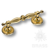 Ручка скоба  классика, латунь, глянцевая латунь 92 мм (042313L)