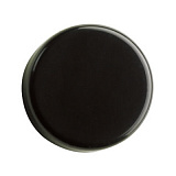 Декоративная заглушка чашки петли тип А, пластик, черная (1007983)